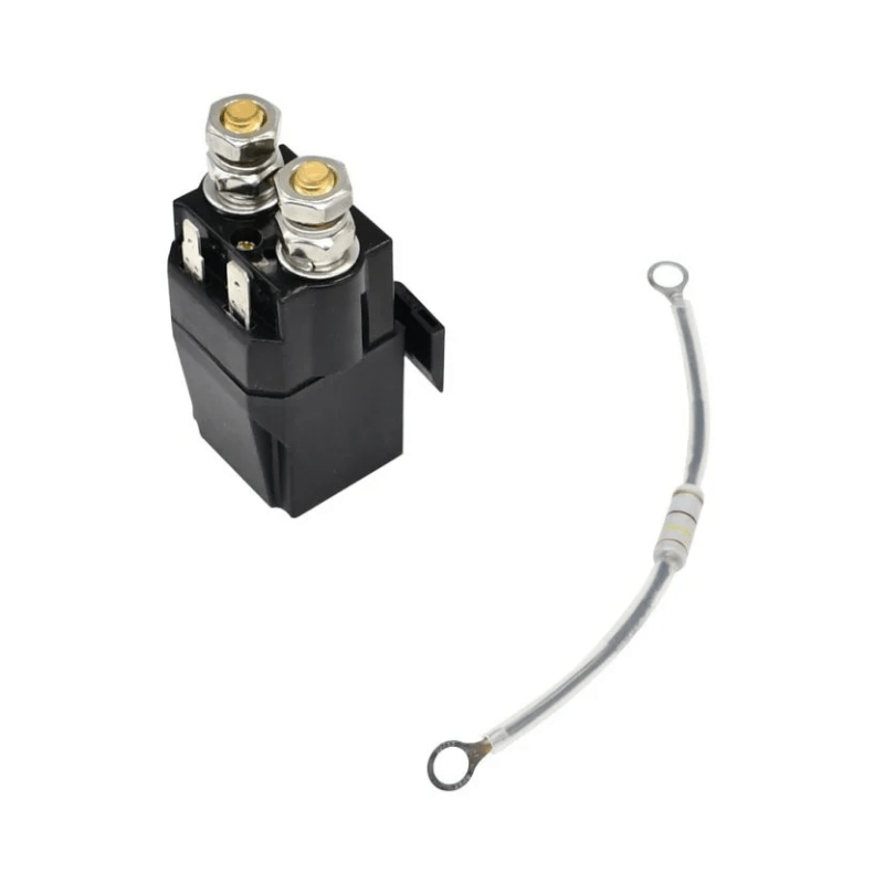 102865901 48V 4 Terminal Solenoid Replace 1028659 - 01 101908701 1014947 for DS for Precedent for Tempo Golf Carts Club Car with Resistance Assembly - Simms Diesel