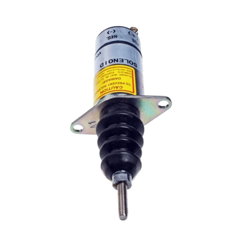 1502 - 12A2G1B2S1 Aftermarket Fuel Shutoff Solenoid With 1 Terminal 12V For Woodward 1500 Series - Simms Diesel
