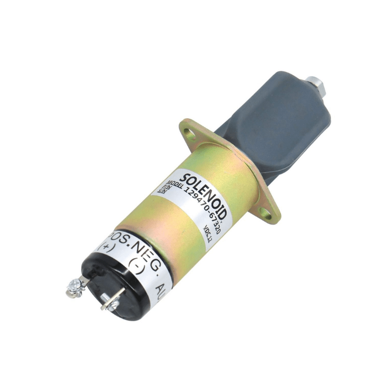 1502 - 12D6U1B1S1A 1502 Series Fuel Shutdown Solenoid - Simms Diesel