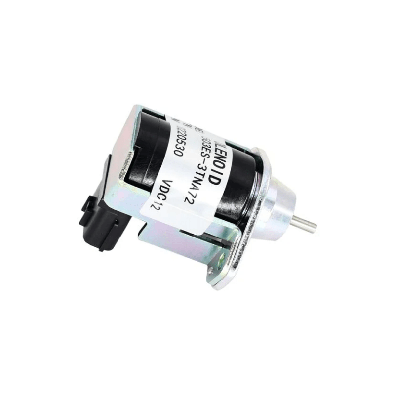 1503ES - 3TNA72 Replacement Stop Solenoid Valve 12V 119285 - 77952 For Yanmar Engine 3TNE68 1503ES - 3TNA72 - Simms Diesel