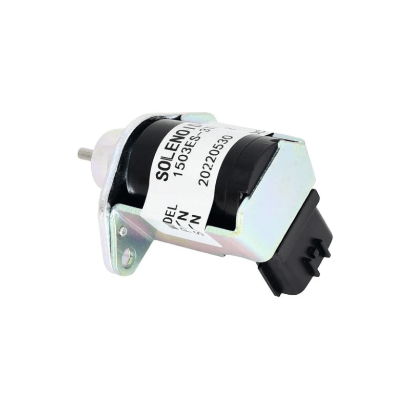 1503ES - 3TNA72 Replacement Stop Solenoid Valve 12V 119285 - 77952 For Yanmar Engine 3TNE68 1503ES - 3TNA72 - Simms Diesel
