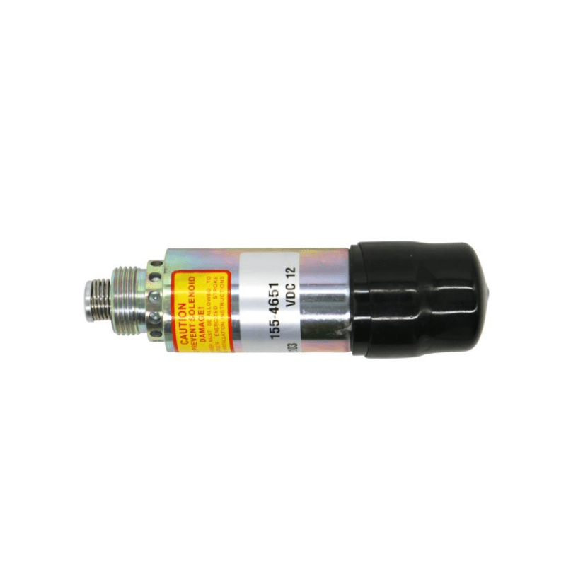 155 - 4652 Aftermarket Fuel Shut Off Solenoid 8C - 3663 8C3663 For Caterpillar 214B 325 325 LN 325B 950G 613C 3208 - Simms Diesel