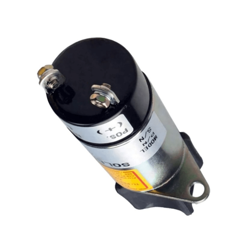 1700 - 4052 Replacement Stop Solenoid 1751 - 12A7U1B1 Shutdown Engine For Woodward Synchro Start With M6 SWIV - Simms Diesel