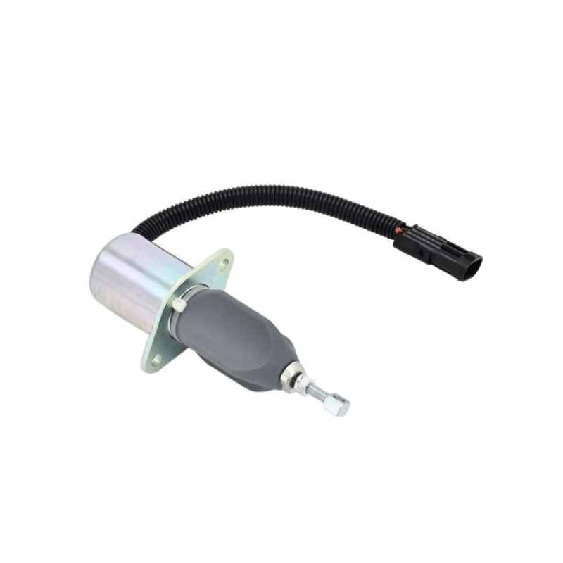 1751ES - 12A6UC3B1S5 Shutoff Solenoid For Kubota V2203 Loader SL4625 4625SX 4625DX - Simms Diesel