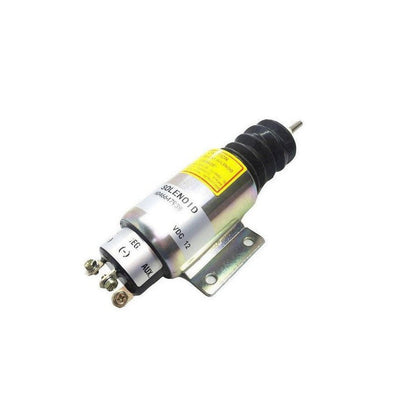 2001 - 12E3U1B2S1A 12V Stop Solenoid with 3 Terminals for Woodward 2000 Series - Simms Diesel