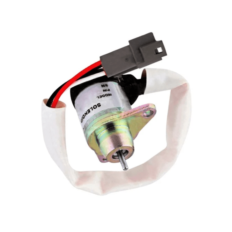 29486 - 77952 Aftermarket Fuel Shutoff Solenoid 129486 - 77954 For Yanmar Engine 3TNE72 3TNA72 4TNE84 4TNE88 - Simms Diesel