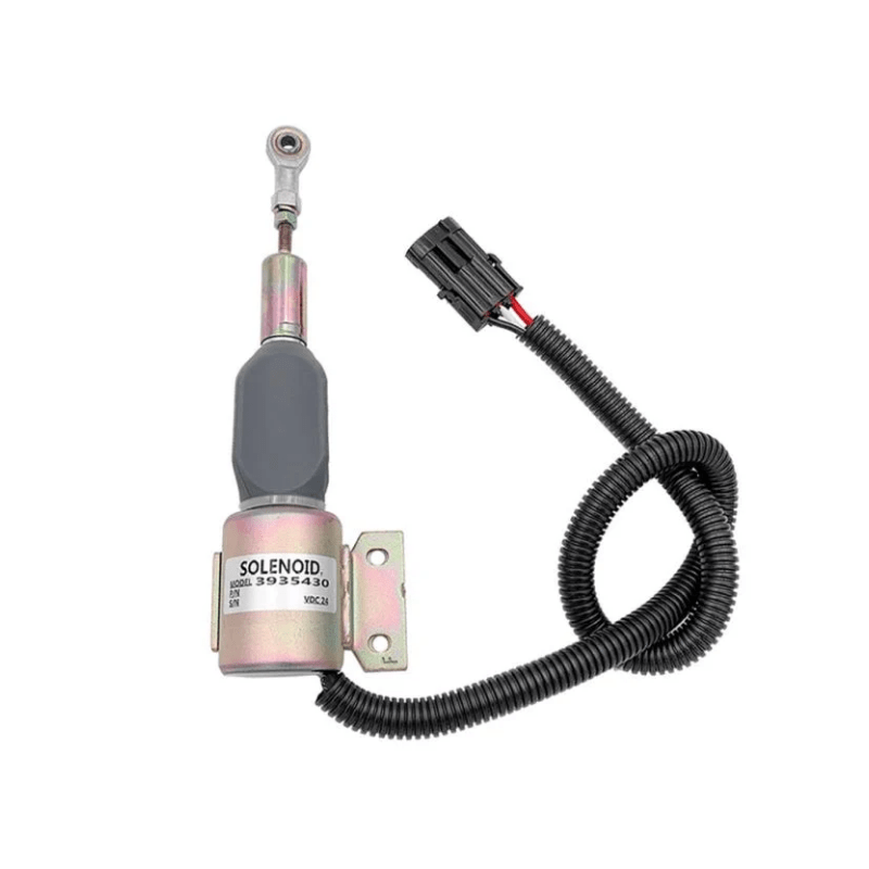 3935432 Shut Off Solenoid 24V r Cummins 6CT 5.9L 4BT 6BT 6L - Simms Diesel