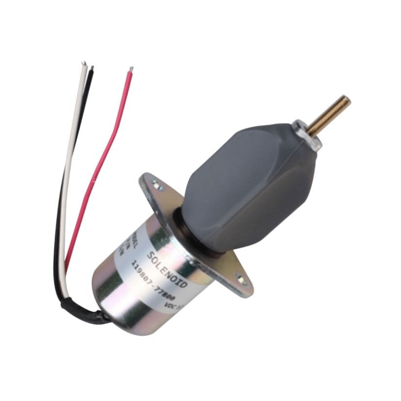 425 - 36117 Aftermarket 12V 1753ES - 12A3UC5B1S1 Shutoff Solenoid Valve for Yanmar 4TNE106 106T 4TNE98 4TNE94 - Simms Diesel