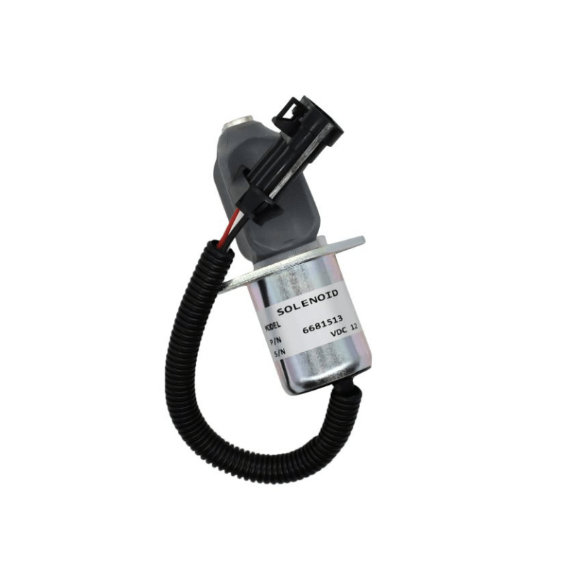 6681513 Aftermarket Fuel Solenoid Valve For Bobcat S150 S160 S185 T190 753 763 - Simms Diesel