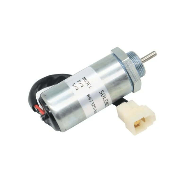 8970701302 Replacement 12V Fuel Shut Off Solenoid 8970701303 8970701301 For Doosan Crawler Excavator Solar 030 030 Plus 035 - Simms Diesel