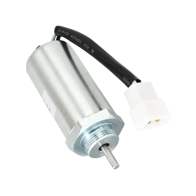 8972091152 24V Fuel Stop Solenoid 897209 - 1152 MV2 - 40 For Hitachi MV2 - 40 EX4U EX40U EX55 EX58 ZX40U Excavator - Simms Diesel