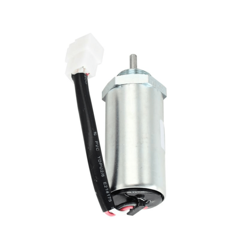 8972091152 24V Fuel Stop Solenoid 897209 - 1152 MV2 - 40 For Hitachi MV2 - 40 EX4U EX40U EX55 EX58 ZX40U Excavator - Simms Diesel