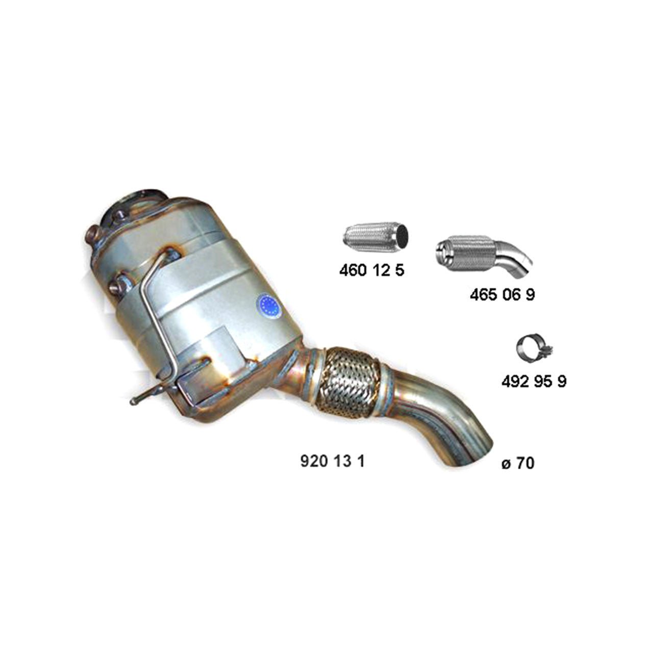 920 13 1 Ernst DPF for BMW 3er 5er 6er X3 X5 X6 (ED0018) - Simms Diesel