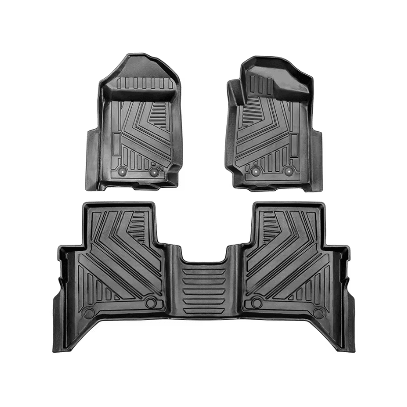 Ford Ranger All - Weather Floor Mats 2011–2022 (Full Set) - Simms Diesel