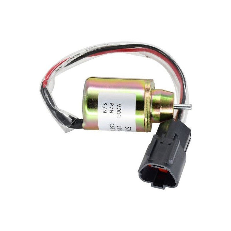 Fuel Stop Solenoid Valve 12V 119233 - 66510 For Komatsu (AFTERMARKET) - Simms Diesel