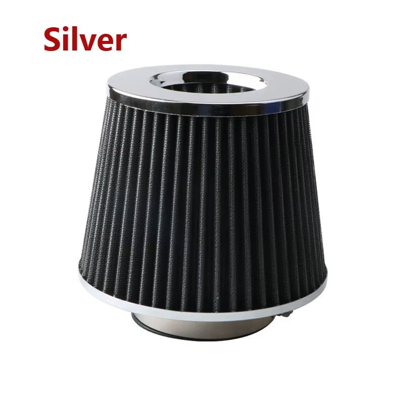 Hot Sale Induction Kit Car Air Filters Cold Air Intake Filter High Flow Universal Sport Power Mesh Cone 76MM Car Accessories