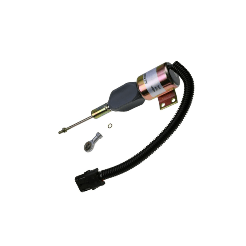 RE501450 New Fuel Shutoff Solenoid For John Deere Tractors 7610 12V - Simms Diesel
