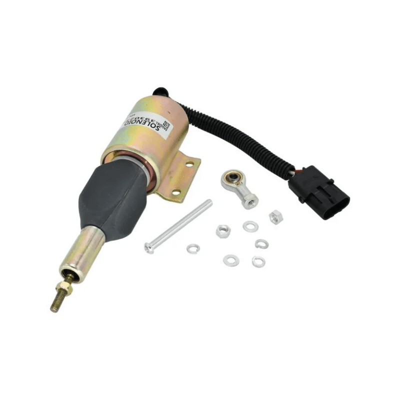 SA - 4756 - 24 Replacement Fuel Shutoff Solenoid Valve 3930236 24V for Cummins 6C 8.3 Engine - Simms Diesel