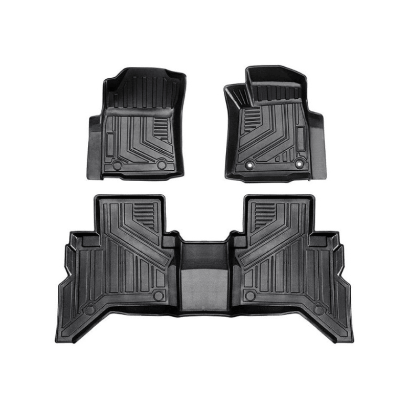 Toyota Hilux All - Weather Floor Mats 2015–2022 (Full Set) - Simms Diesel