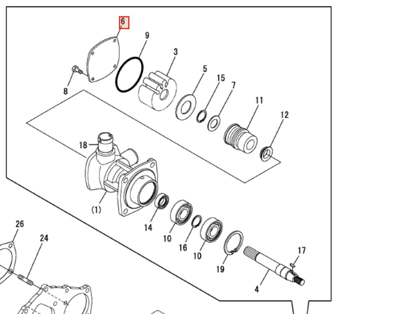 Yanmar End Cover 129670 - 42520 - Simms Diesel