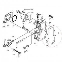 Yanmar Gasket 119717 - 61050 - Simms Diesel