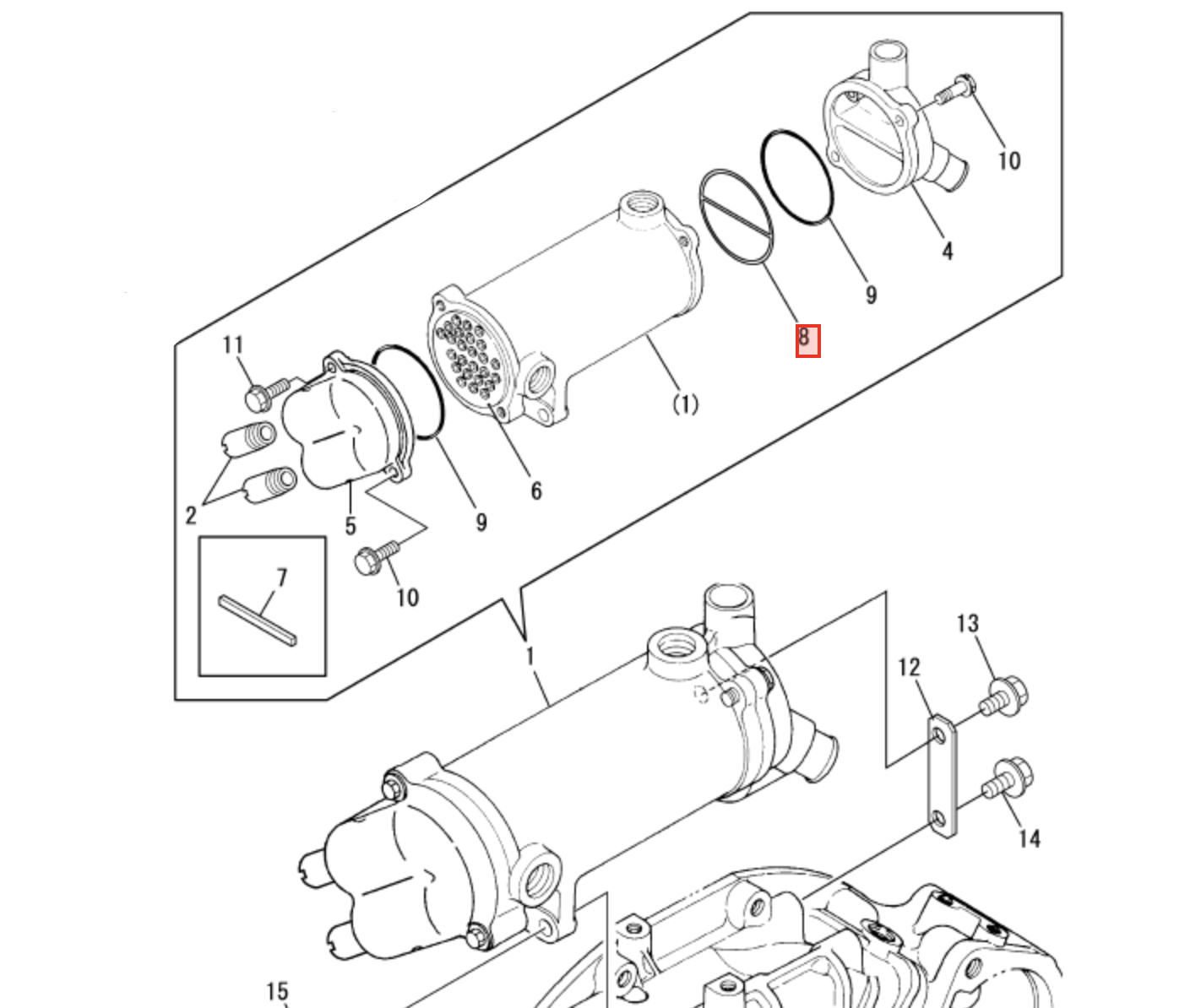 Yanmar Gasket 129673 - 33050 - Simms Diesel
