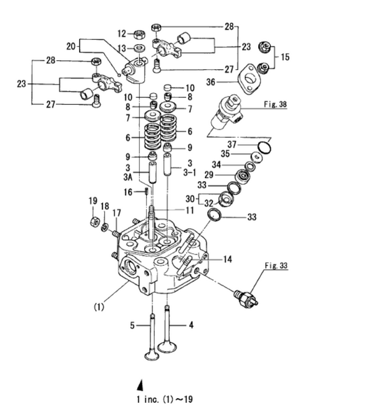 Yanmar Head Assembly 728170 - 11700 - Simms Diesel