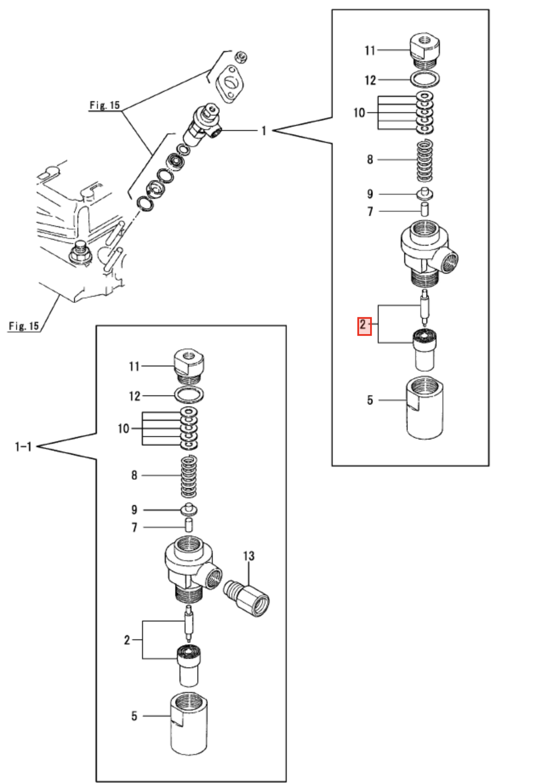 Yanmar Injection Nozzle 124770 - 53000 - Simms Diesel