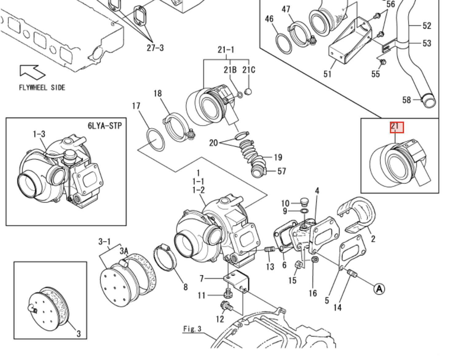 Yanmar Mixer Elbow 119574 - 13530 - Simms Diesel