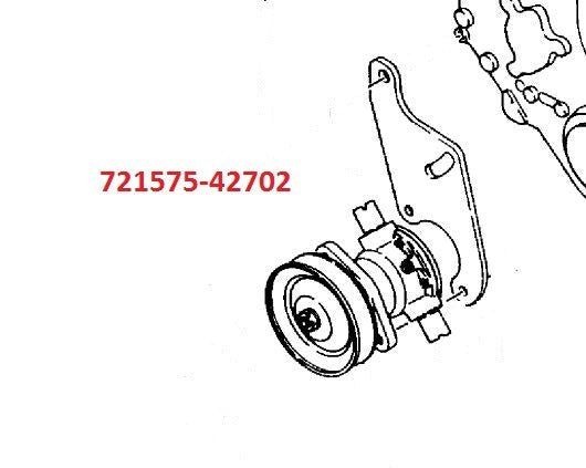 Yanmar Seawater Pump 721575 - 42702 - Simms Diesel